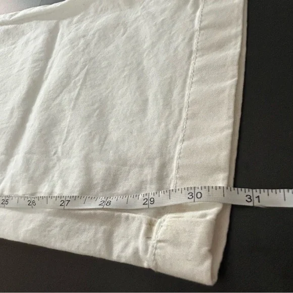 Tommy Hilfiger Women's Pants Straight Leg White Size 10 - Picture 6 of 8